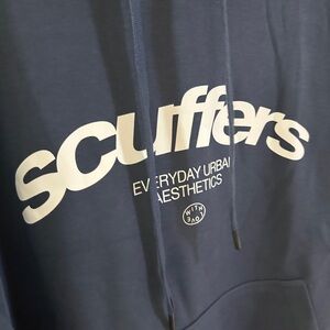 Scuffers Blue Hoodie for Men